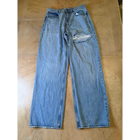 Abercrombie and fitch high rise loose jeans drapery rigid size 6 curve love fit - Picture 4 of 9